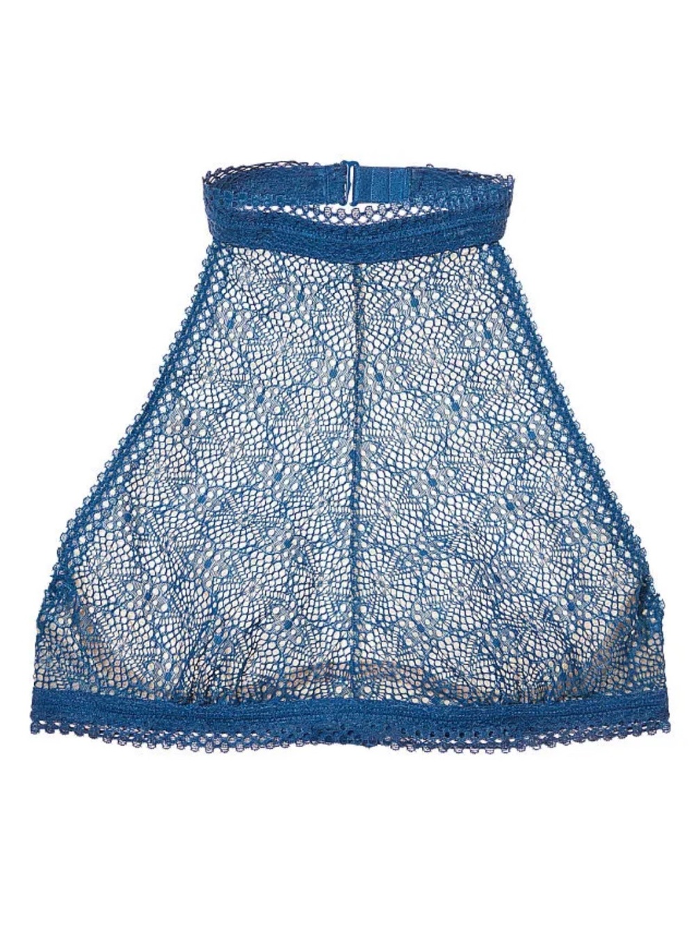 Victoria's Secret Blue Lace Halter Crop Skirt XS